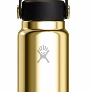 Hydro Flask Micro Hydro Bottle 6.7 oz GOLD Mini Tumbler Limited Edition New